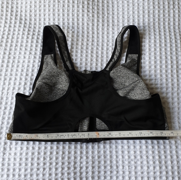 2 x Sports bra with zip front - Picture 2 of 4